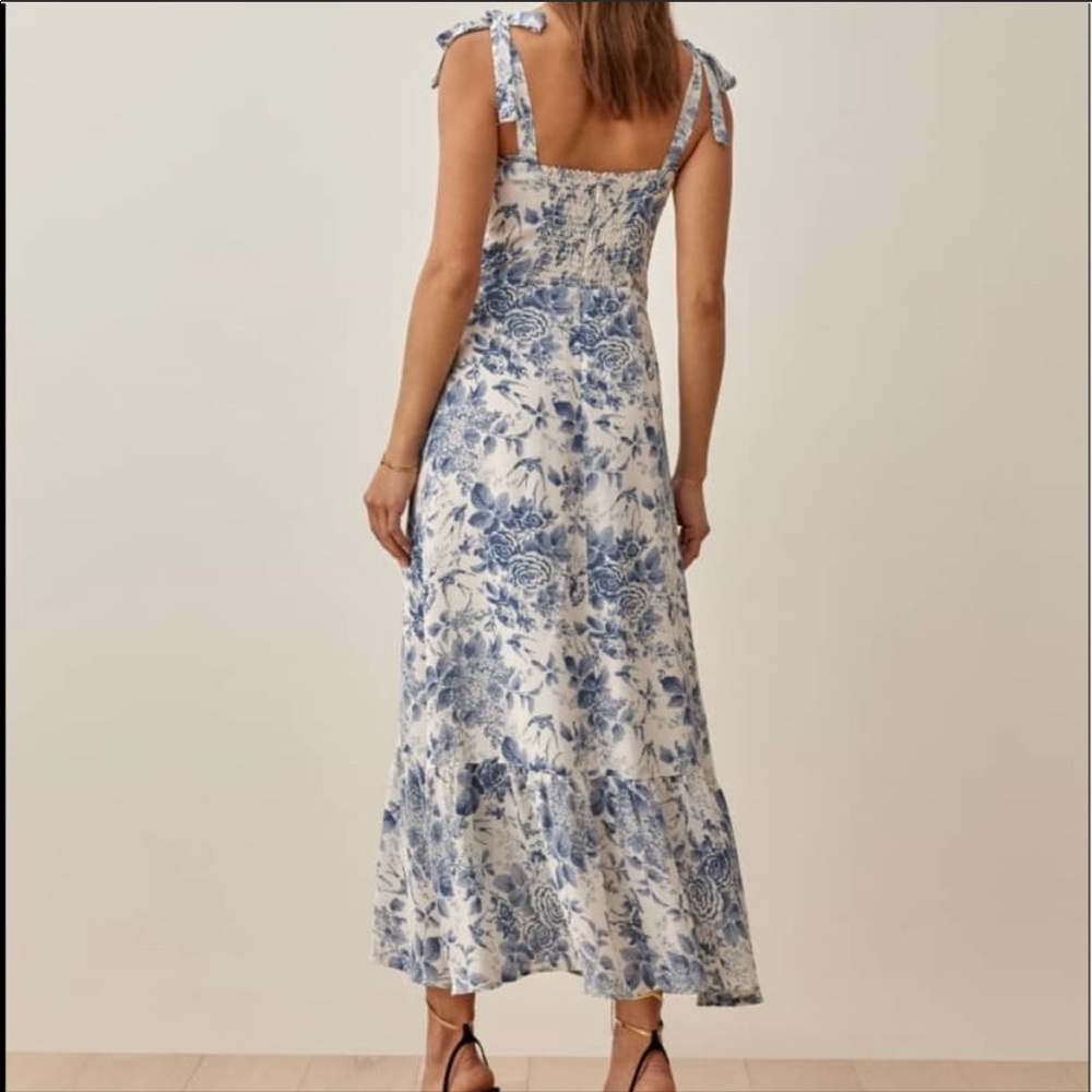 NWT Reformation Nikita Dress pompadour - Picture 3 of 8